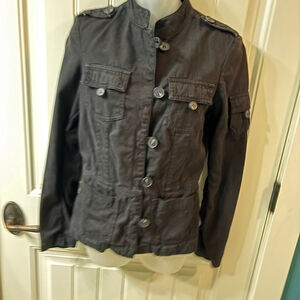 Women's Zara branded Black Utility Jacket M excellent condition runs small